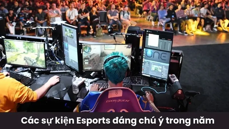 Các sự kiện Esports đáng chú ý trong năm